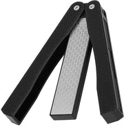 Sbiancaspolvere Bifacciale 400/600 Grana - Pietra di Lusso con Diamanti - Manico Antiscivolo - Ripiegabile - Leggero - Portatile