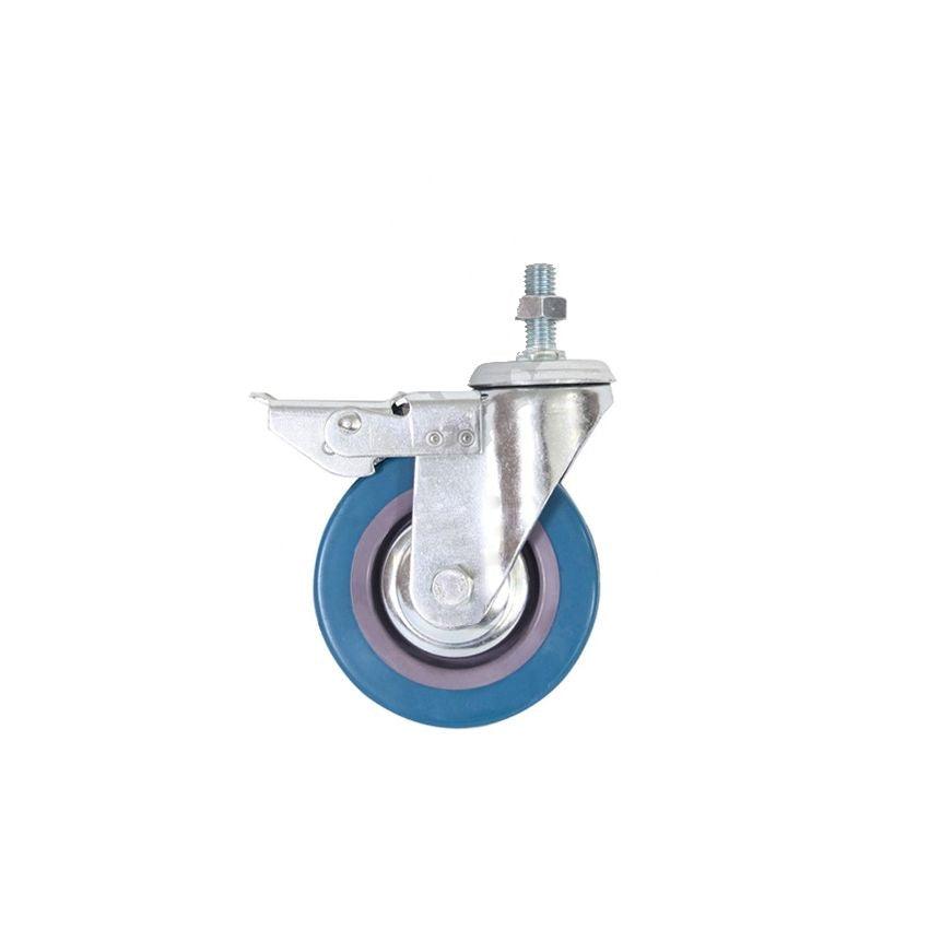 Carrello di servizio professionale 101 x 55 cm acciaio inox temprato 2 livelli max 160 kg 3614111