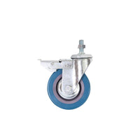 Carrello di servizio professionale 101 x 55 cm acciaio inox temprato 2 livelli max 160 kg 3614111