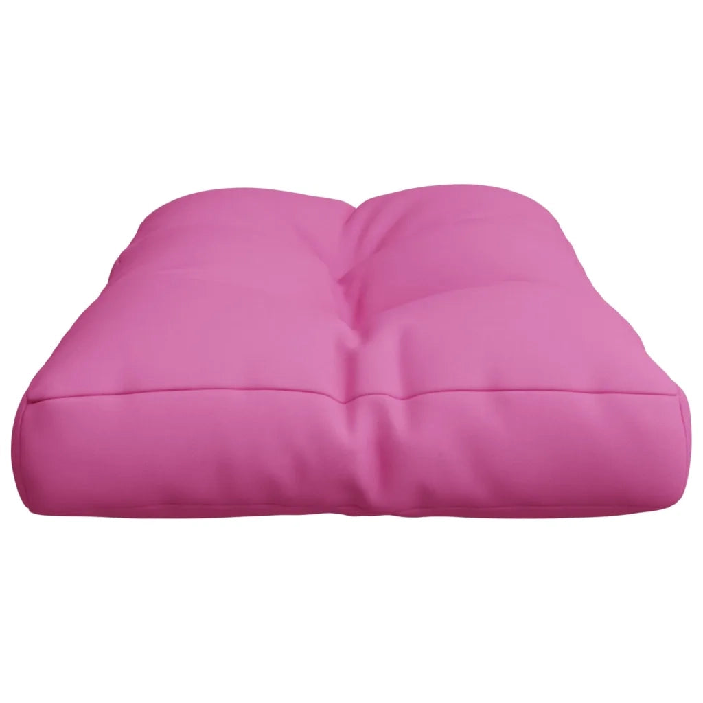 Cuscino per Pallet Rosa 70x40x12 cm in Tessuto