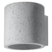 Applique RONDEO in cemento grigio G9 PureLume PU.0486