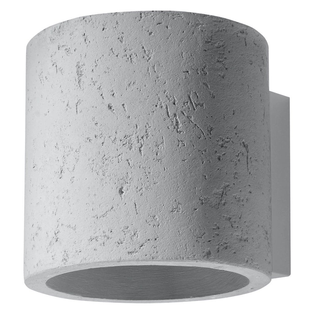 Applique RONDEO in cemento grigio G9 PureLume PU.0486