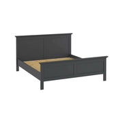 Letto piazza e mezza Faxai, Sommier per camera da letto, Giroletto per stanza, Struttura porta materasso, 211x179 h110 cm, Grigio