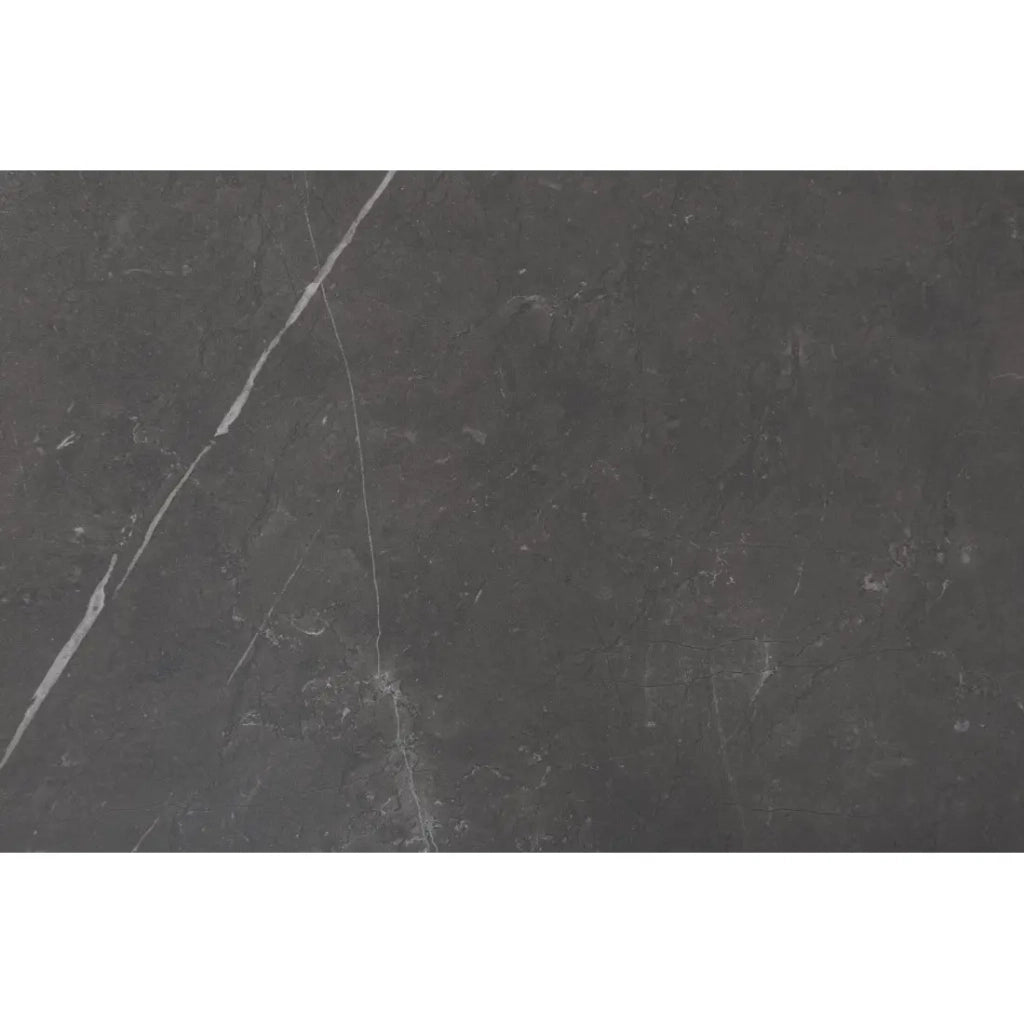 Tavolo da pranzo STELIX 180–220–260 cm – Piano in ceramica antracite e vetro temperato – Estensibile