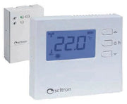 KIT RADIO 2 TERMOSTATO DIGITALE a Batteria con RICEVITORE WIRELESS TRD (DRR01M) SEI TRON