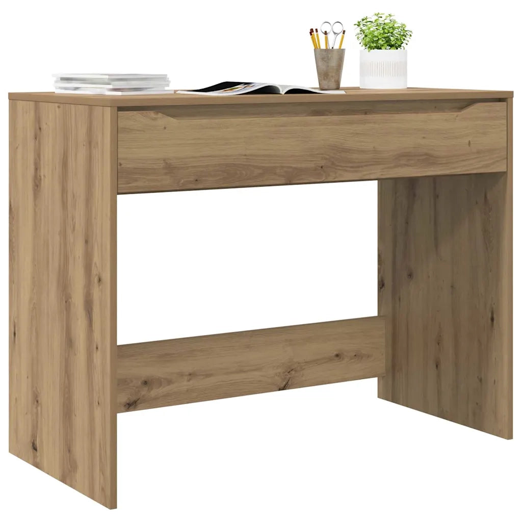 Scrivania con cassetto Rovere Artigianale 100 x 50 x 78 cm