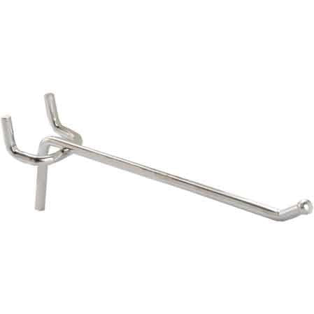 GANCIO PER PANNELLO FORATO TIPO 'SEMPLICE' 10 cm - 100 pezzi