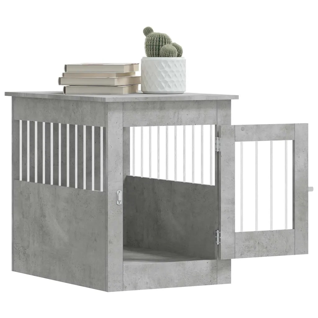 Gabbia Cani Arredamento Grigio Cemento 55x80x68cm Multistrato CFW9019577