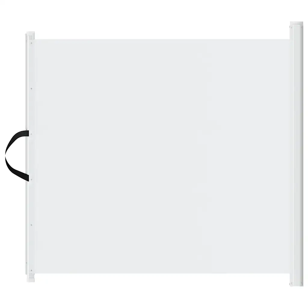 Cancelletto Retrattile per Animali Domestici Bianco 102,5x125cm 4004129