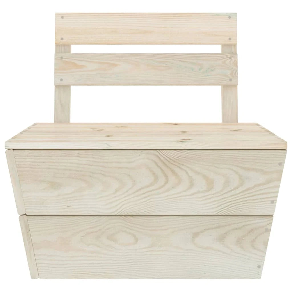 Set di mobili da giardino mobili da esterno set di mobili in pallet 6 pezzi legno di abete impregnato 02_0018457