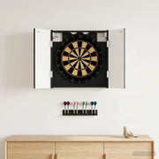 Armadio per Dartboard ARNHEM Nero 52,5 x 10,5 x 53,5 cm 896666