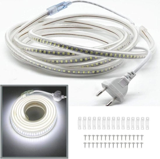 Fascia LED da 10m, 2835 SMD, 144 LED/m, 220V, IP65 Resistente all'Acqua
