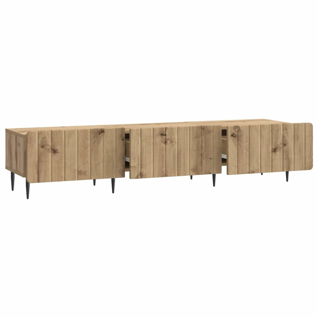 Mobile TV con cassetto Rovere Artigianale 147 x 34,5 x 32 cm