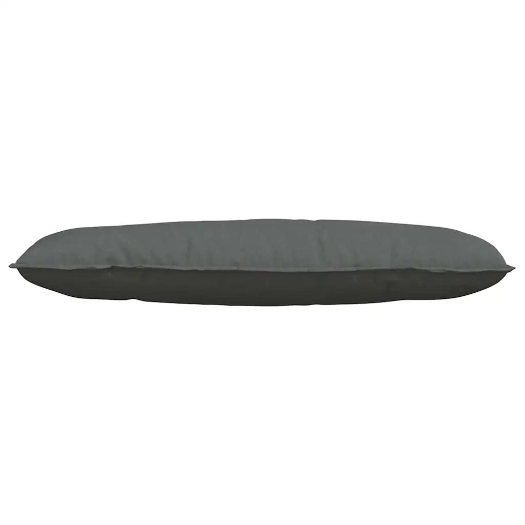 Cuscino per Schiena Grigio scuro 120 x 19 x 50 cm Tessuto 42014788