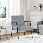 Poltrona-Divano Sedia Grigio chiaro 59 x 75 x 78 cm Tessuto