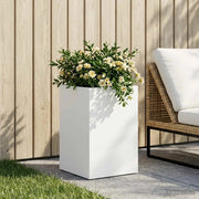 Vaso da giardino Bianco 30 x 30 x 40 cm 8005332