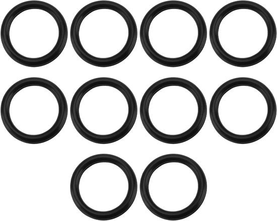 Set di O-ringen premium 10 pezzi per chiavi a morsa - Compatibile con diversi modelli Milwaukee - Ricambio per attrezzi M18 con connessione 3/8" - 34-40-1885