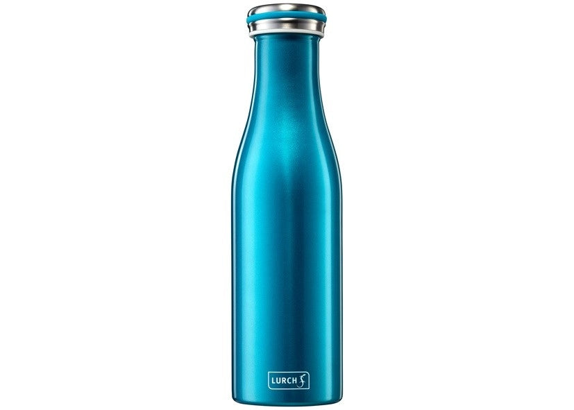 Borraccia Termica con Tappo Ermetico Blu Acqua Lurch 500 ml