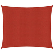 Vela ombreggiante 160 g/m² rossa 3 x 3 m HDPE 02_0009266