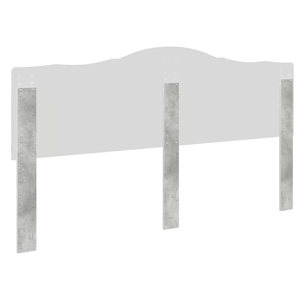 Testiera-Testata-Testiera Decorativa Grigio cemento 200 cm Legno multistrato 440410