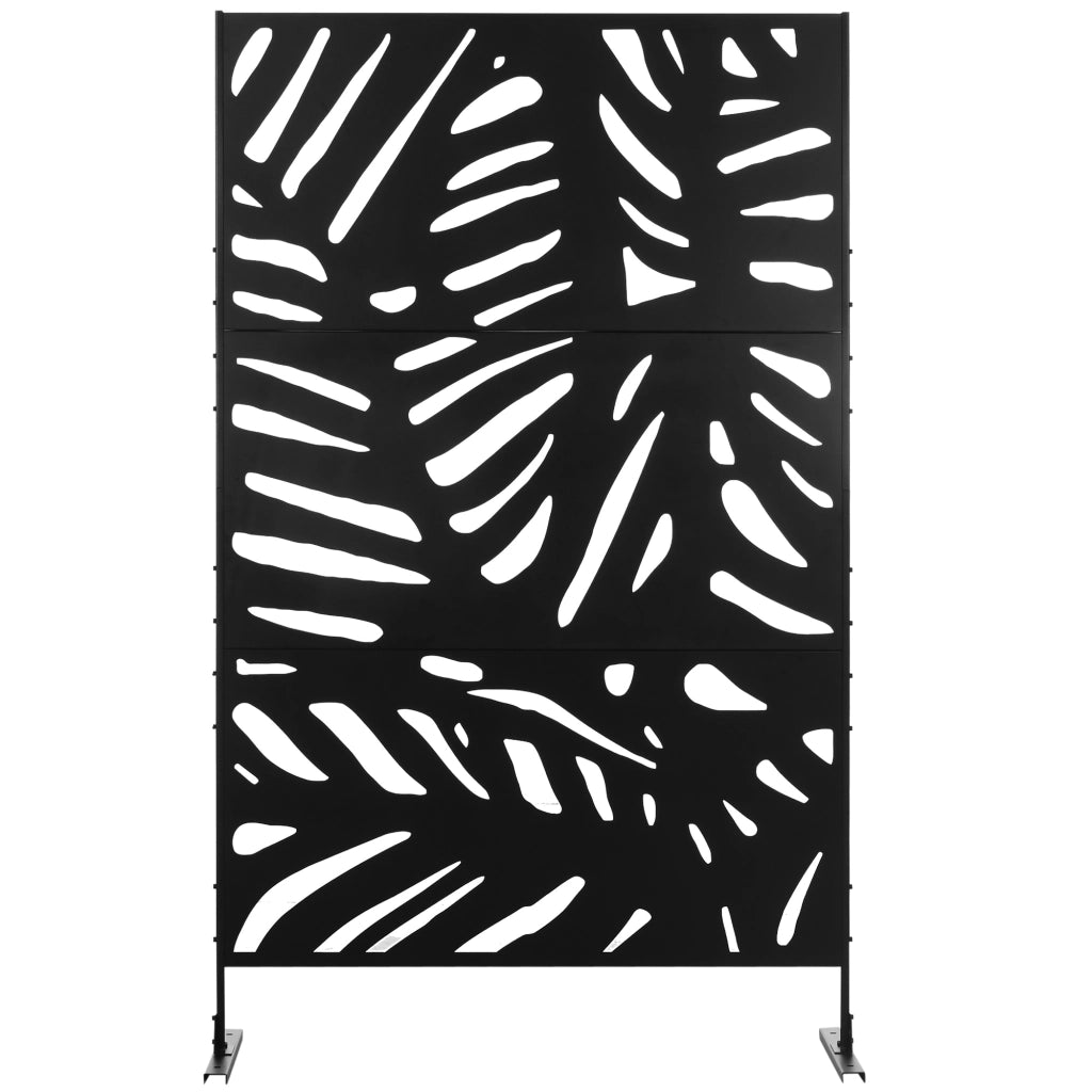 Biombo 3 Pannelli ¨C zephmum ¨C Nero 122x198 cm