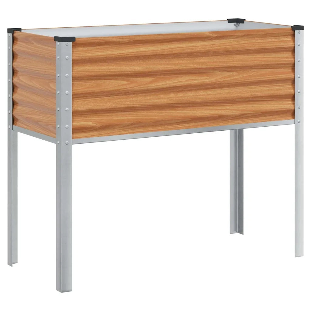 Fioriere | Cassetta per fiori | Vaso da giardino Marrone Chiaro 100 x 45 x 90 cm