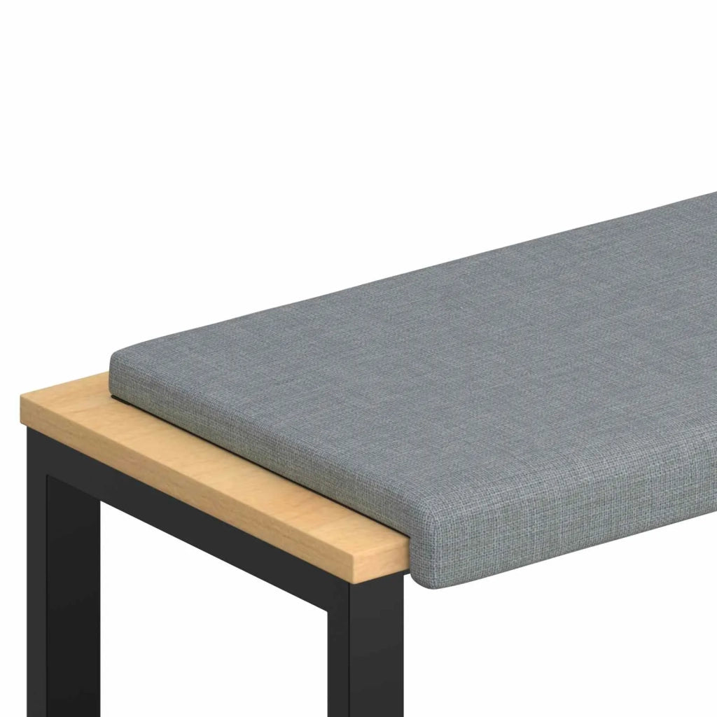Cuscino per panchina Tessuto Grigio Chiaro Profondità 35 cm 42043316