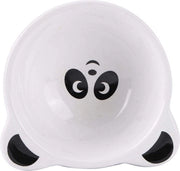 Ciotole per hamster - ciotola alimentare e per l'acqua in ceramica per piccoli animali - cavi (panda).