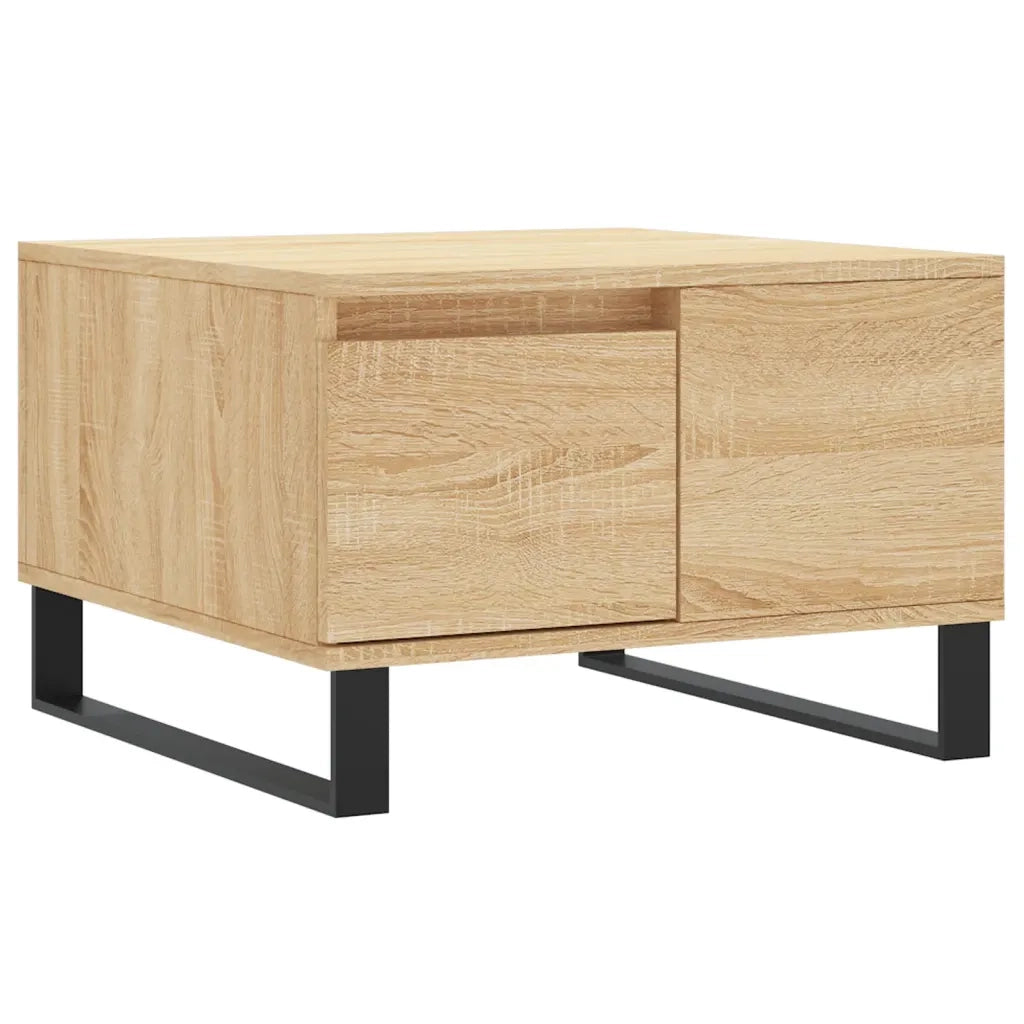 vidaXL Tavolino Salotto Rovere Sonoma 55x55x36,5 cm Legno Multistrato