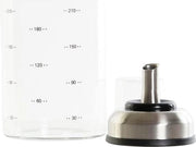 Olio trasparente in acciaio inossidabile 500 ml - 65 x 65 x 245 cm