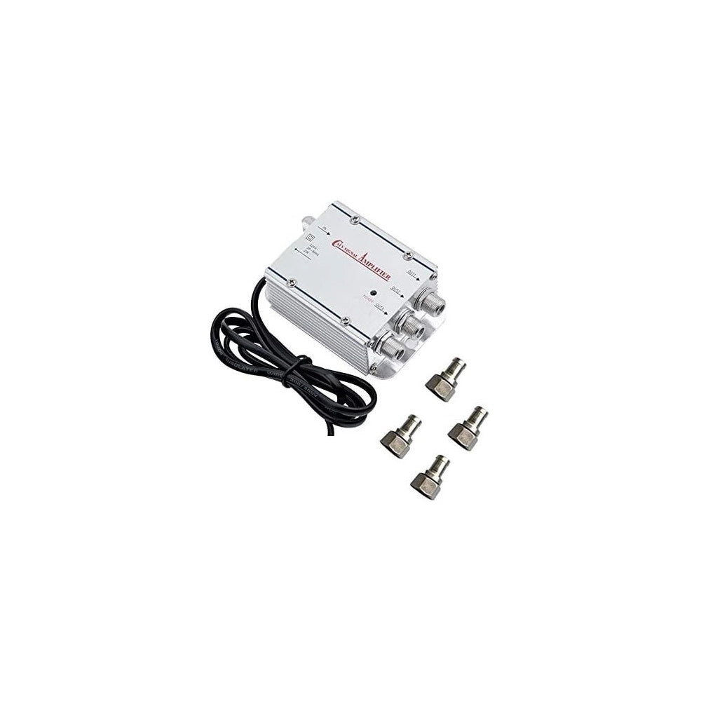 Trade Shop - Amplificatore Segnale Tv Sdoppiatore Antenna 3 Uscite Digitale Terrestre -