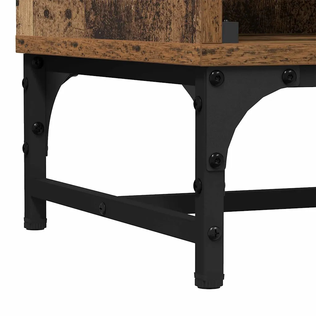 Credenza Legno vecchio 35 x 37 x 117 cm