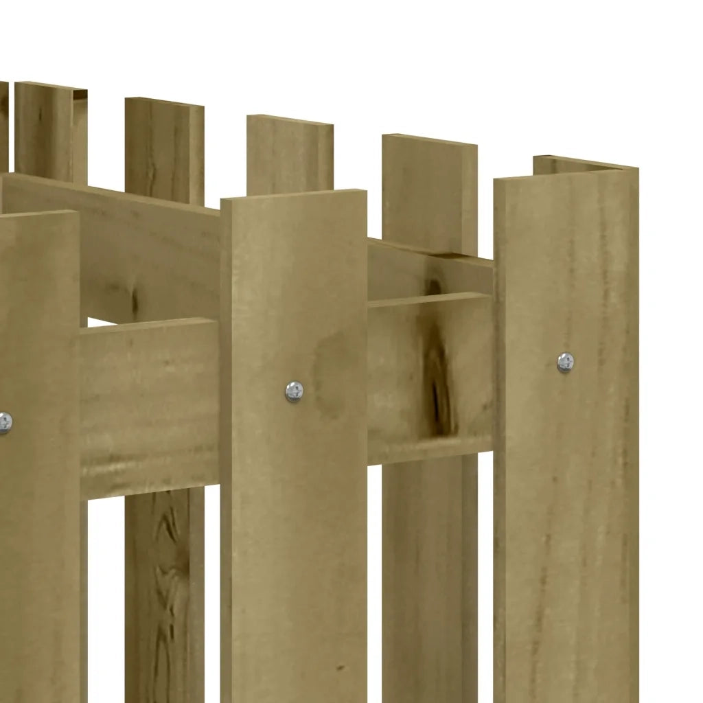 Fioriera da Giardino Recinzione 200x50x50cm Pino Impregnato 832511