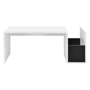 Elegante tavolino da caffè bianco e nero da 90 cm per il soggiorno 03_0006166