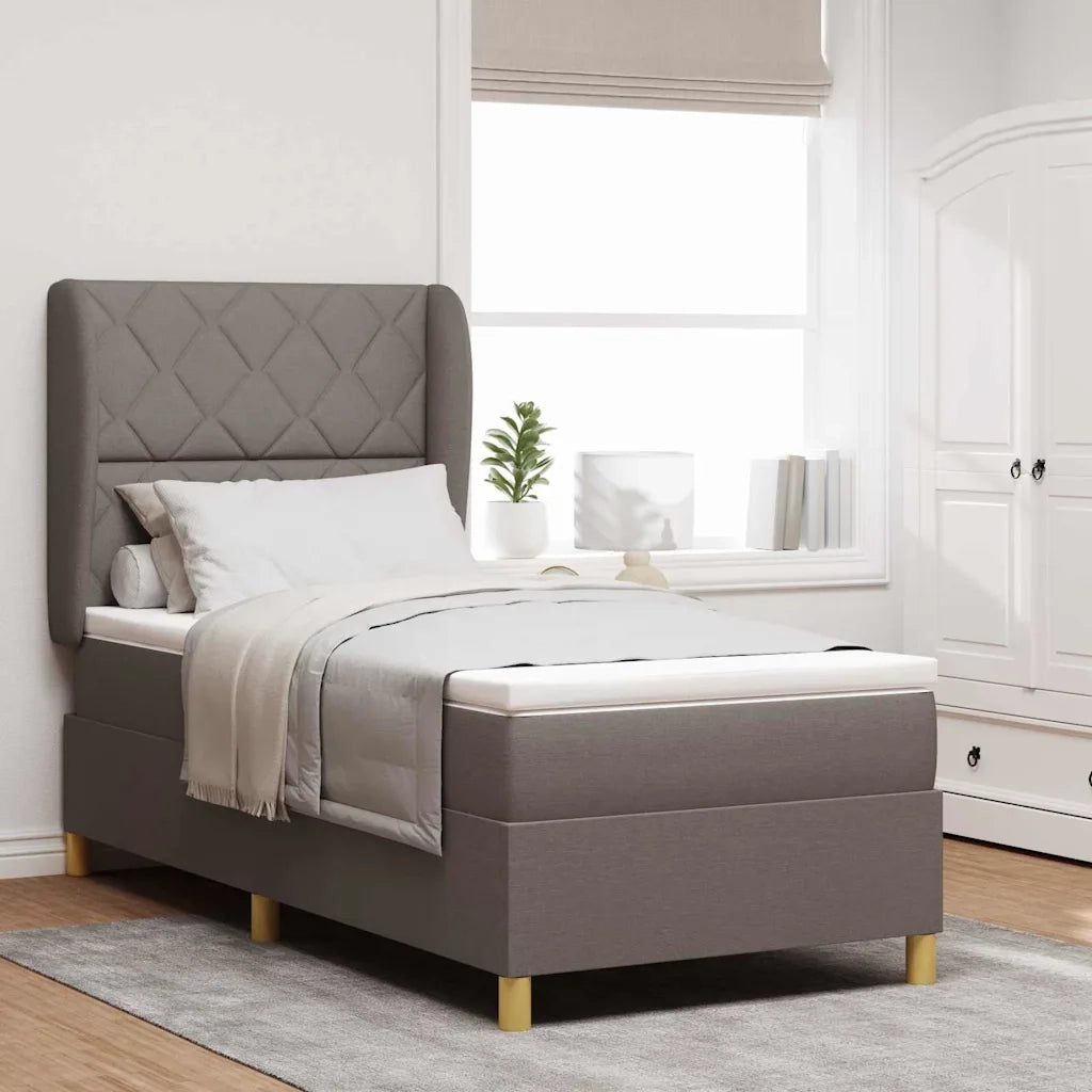Letto a molle con materasso Talpa 200 x 100 cm Tessuto 3340806