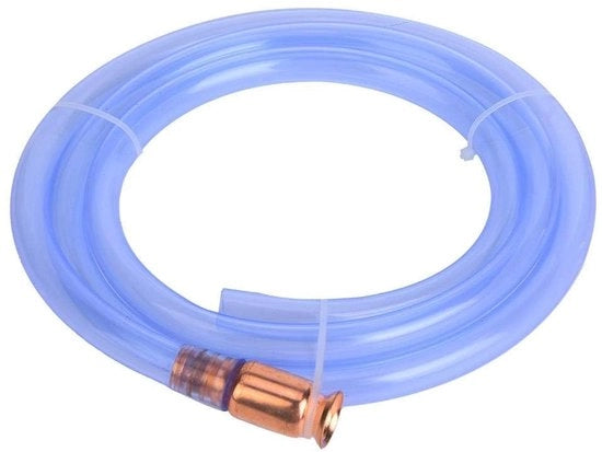 Sifon Slang Antistatica Autoaspirante in PVC - Trasferimento Carburante - 1,8 Metri x 1,3 cm - Sicuro dall'Acqua - Ideale per Fluidi - Facile da Installare