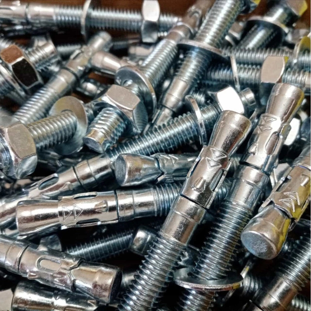 Tm-fl ancorante tassello passante 10x90mm in acciaio zincato per calcestruzzo - 3pz