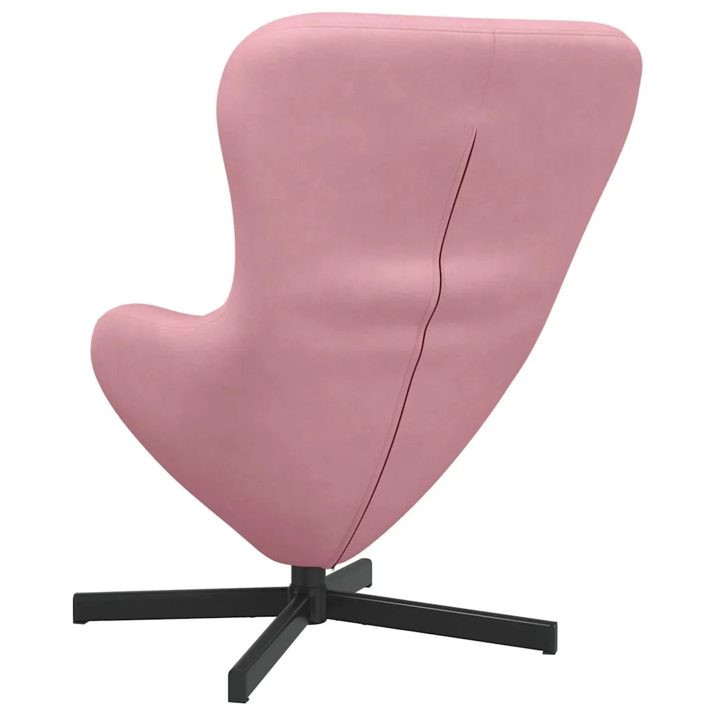 Poltrona uovo Rosa 63 x 73 x 90 cm Velluto 42002760