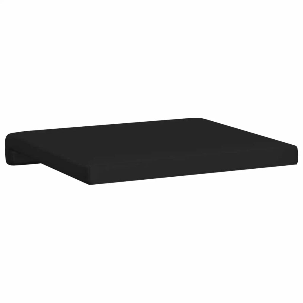 Cuscino per panchina 4 pcs Similpelle Nero Profondità 35 cm 42043117