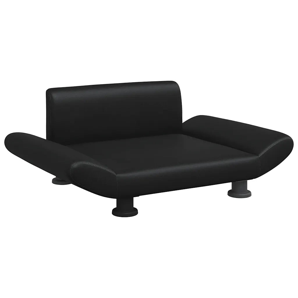 Lettino per Cani Nero 70x45x28 cm in Similpellecod mxl 95247
