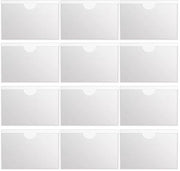 Sostegno per Carte 24 pezzi - Cinture per Carte trasparenti - Sostegno autoadesivo - 6 x 9 cm - Ideale per Carte di Parcheggio - PVC di alta qualità - Sostegno per Carte di Parcheggio