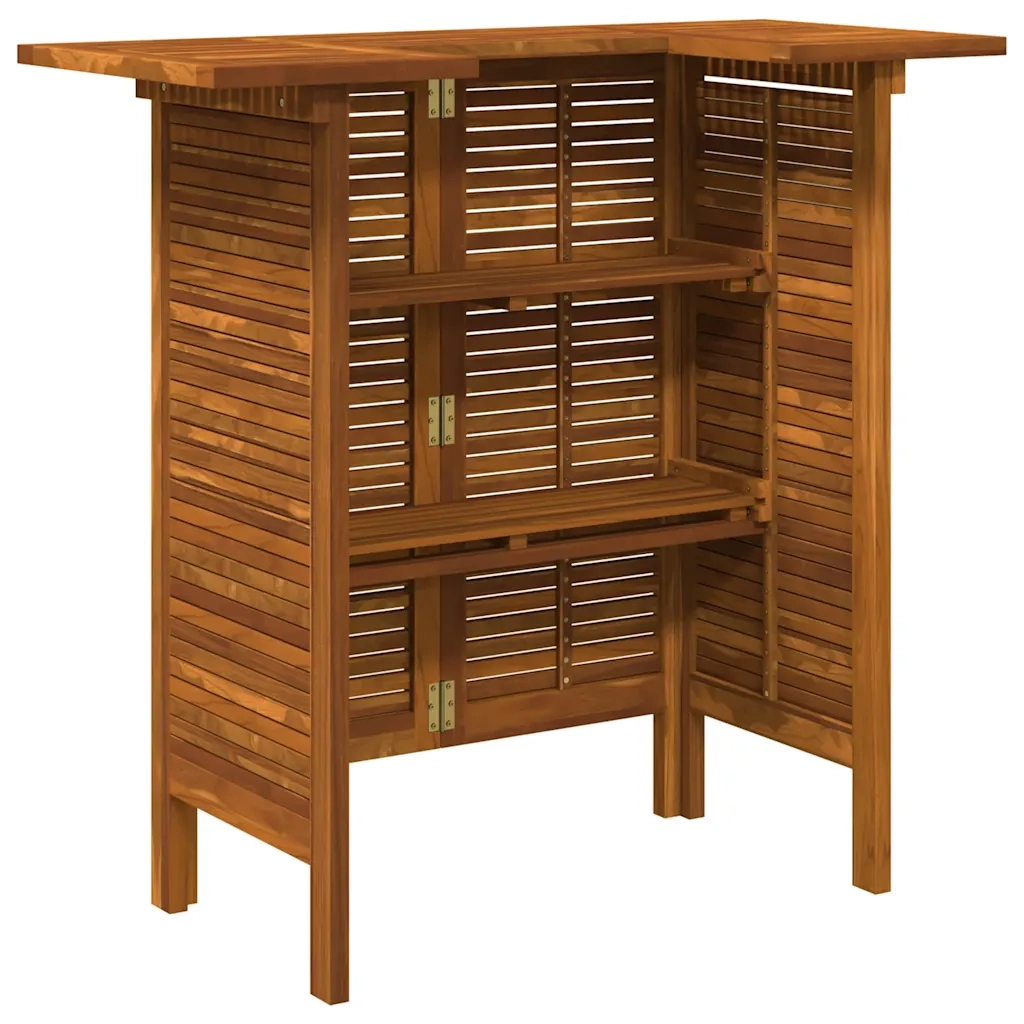 Tavolo da Bar 110x50x105 cm in Legno Massello di Acacia 44007