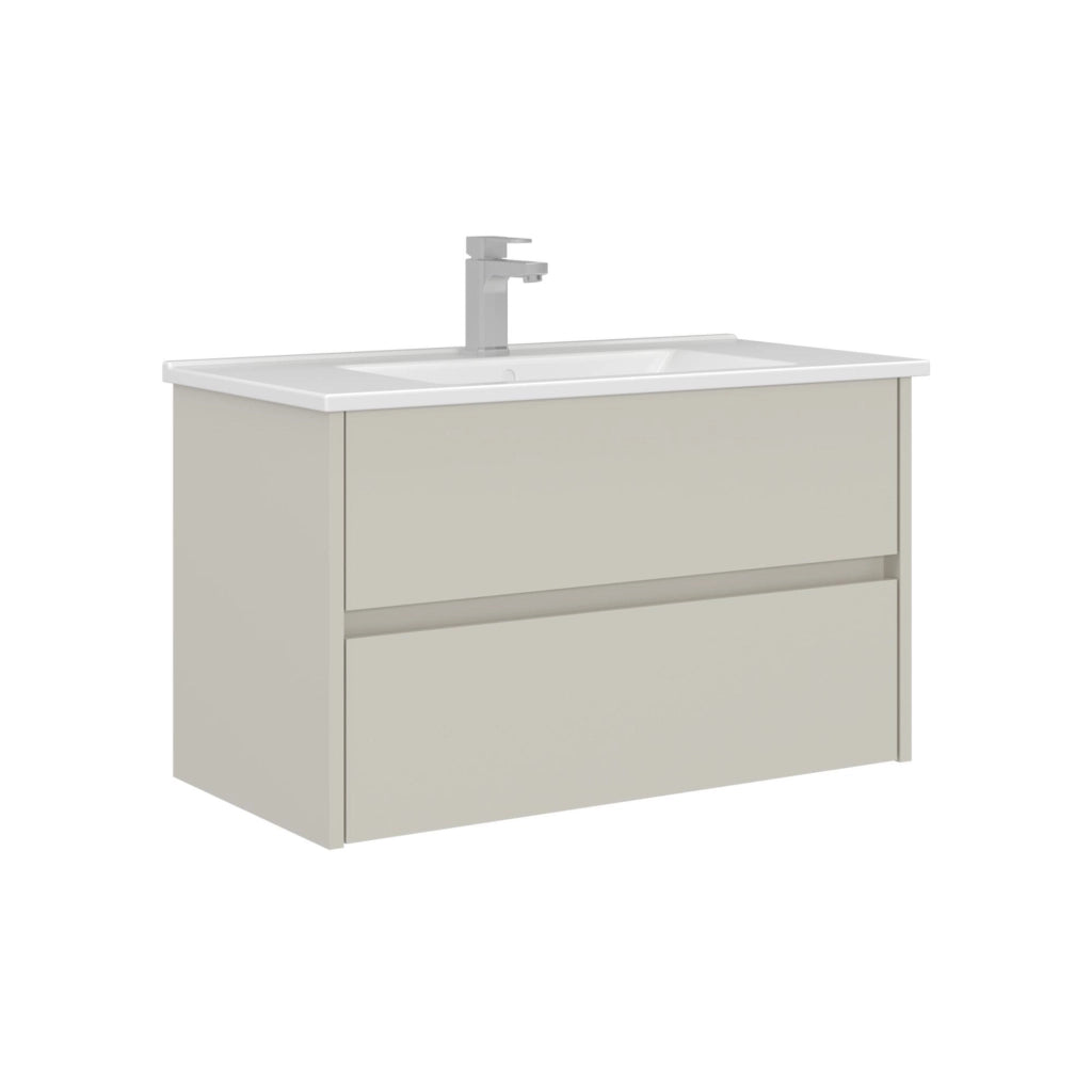 Mobile lavabo "Arno 85" - 85 x 45 x 52 cm - Cashmere