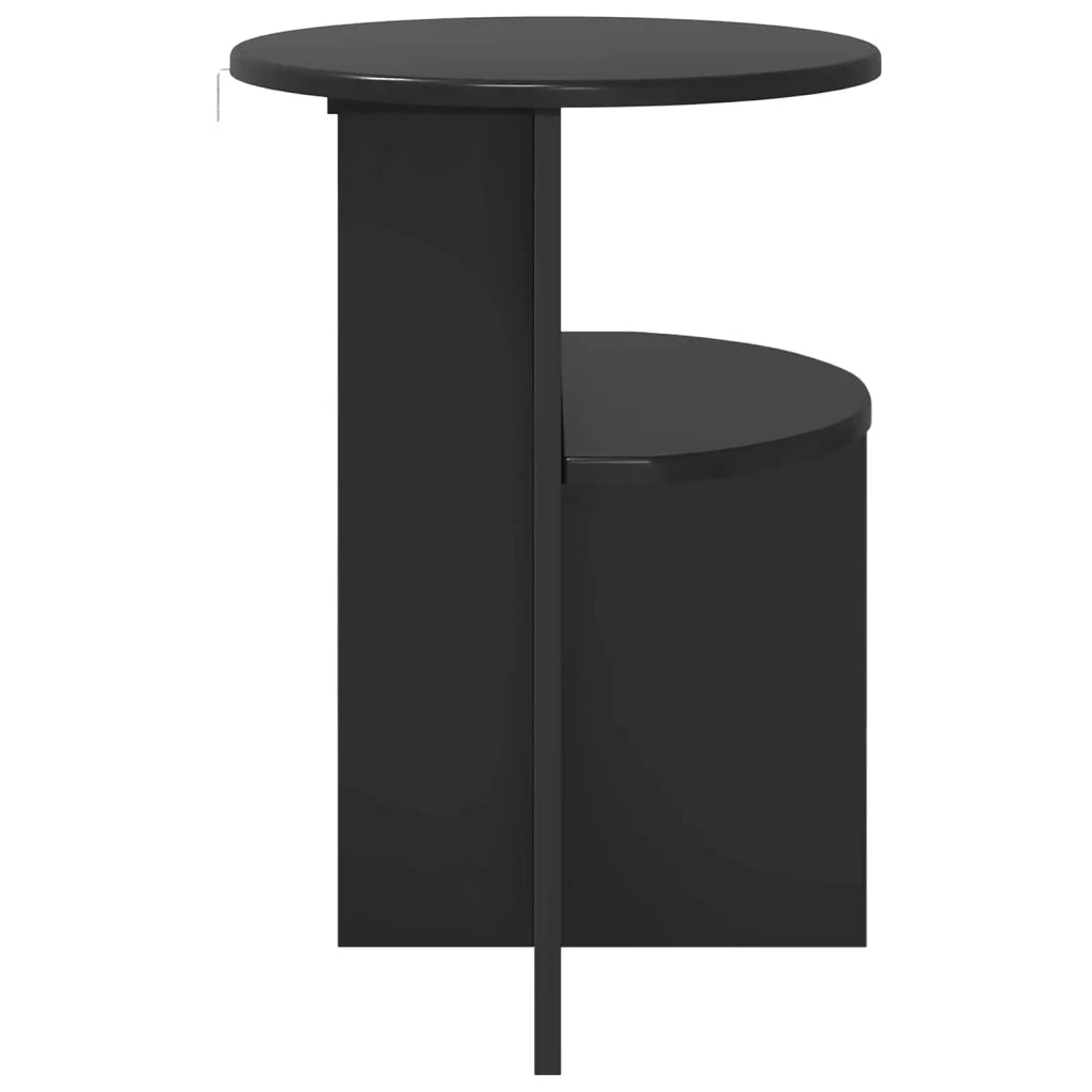 Tavolo laterale Rovere Nero Ø 39,5 x 55 cm Legno ingegnerizzato 8001020