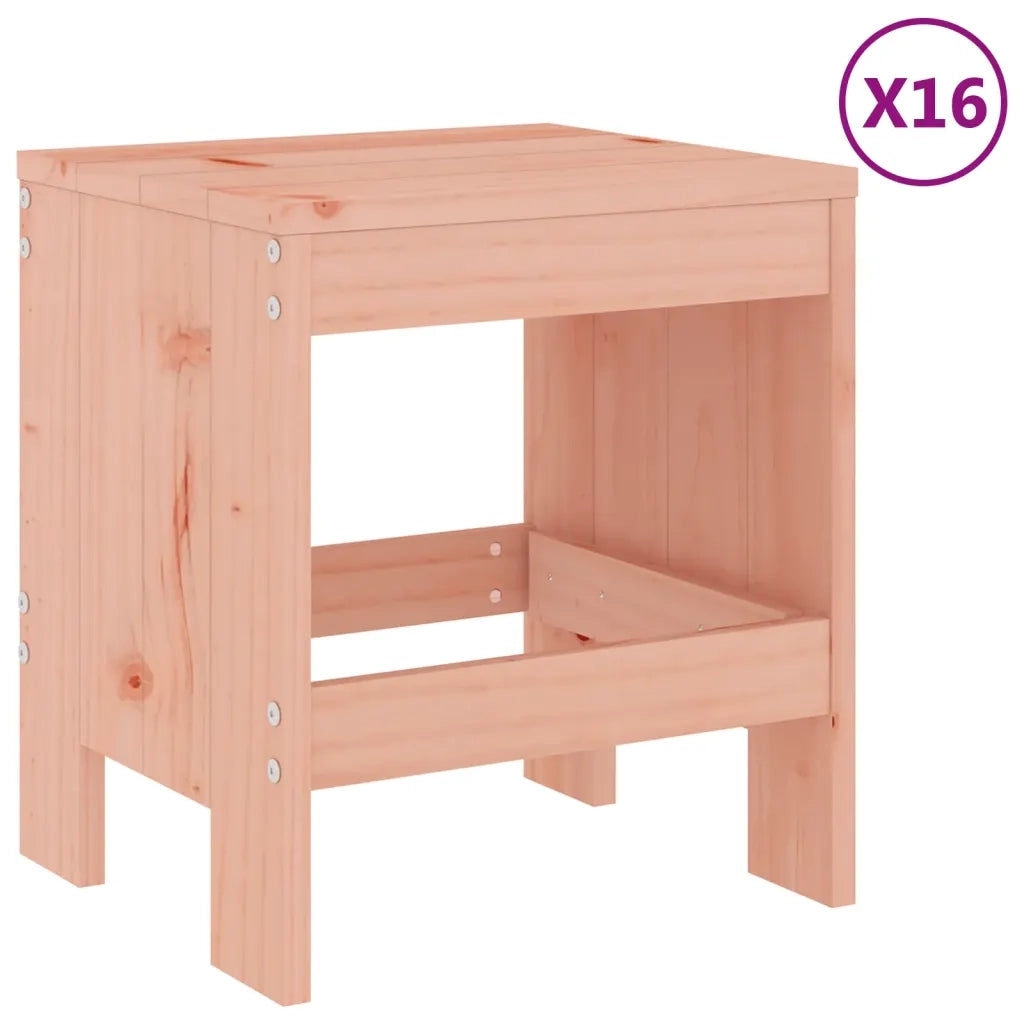 Set da Pranzo per Giardino 17 pz in Legno Massello di Douglascod mxl 107580