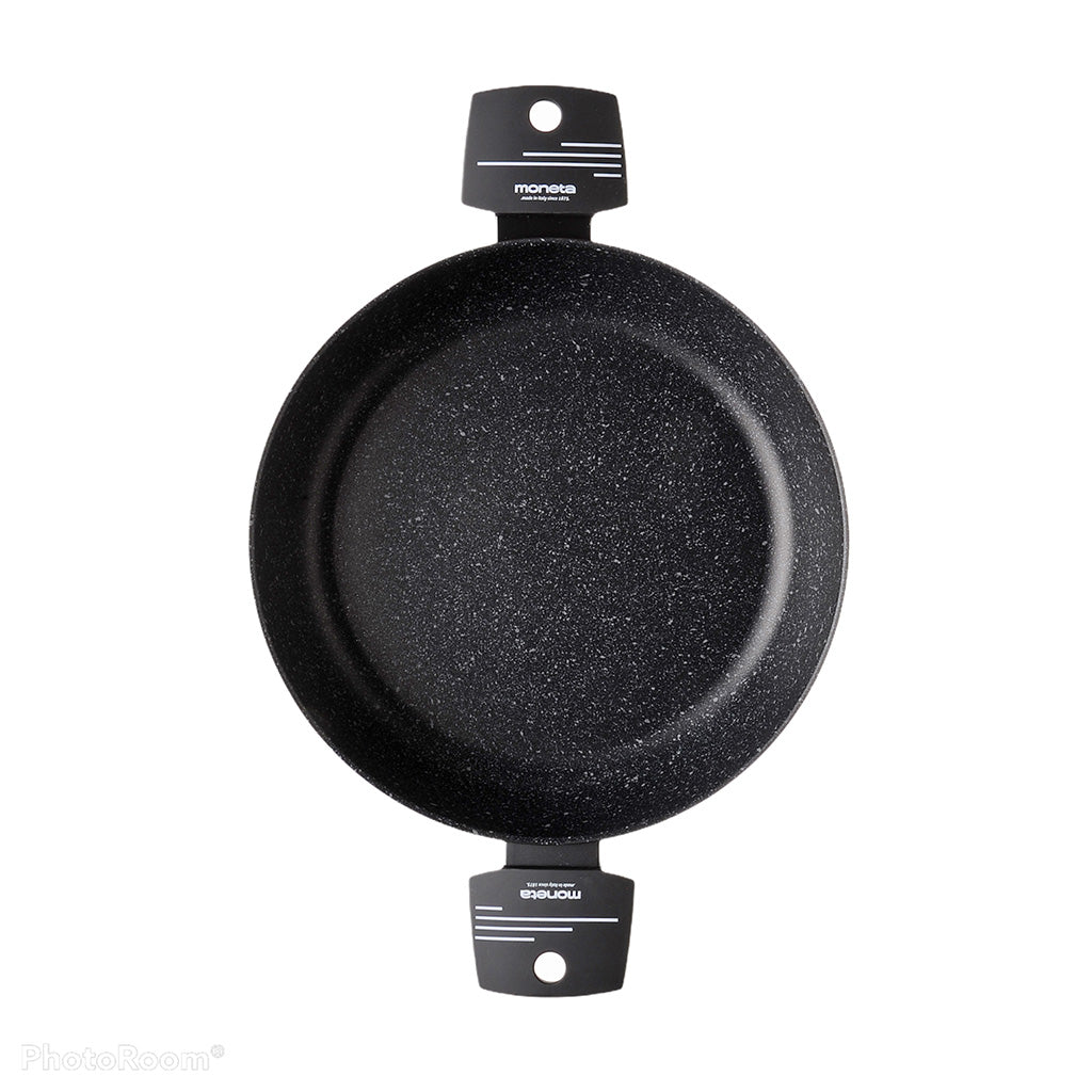 Tegame Ø28 cm Antiaderente Induzione in Alluminio Effetto Pietra Moneta Yes (Zeus 2.0)