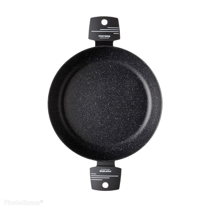 Tegame Ø28 cm Antiaderente Induzione in Alluminio Effetto Pietra Moneta Yes (Zeus 2.0)