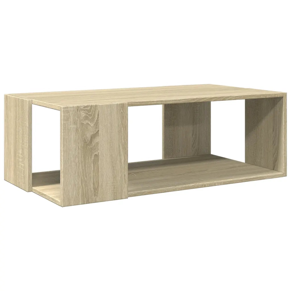 Tavolino Salotto-Tavolino da soggiorno-Tavolo Rovere Sonoma 89,5x48x30 cm Legno Multistrato