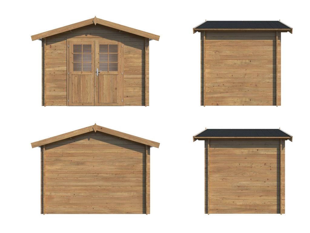 Casetta in legno impregnato Valentine A 296x200 cm
