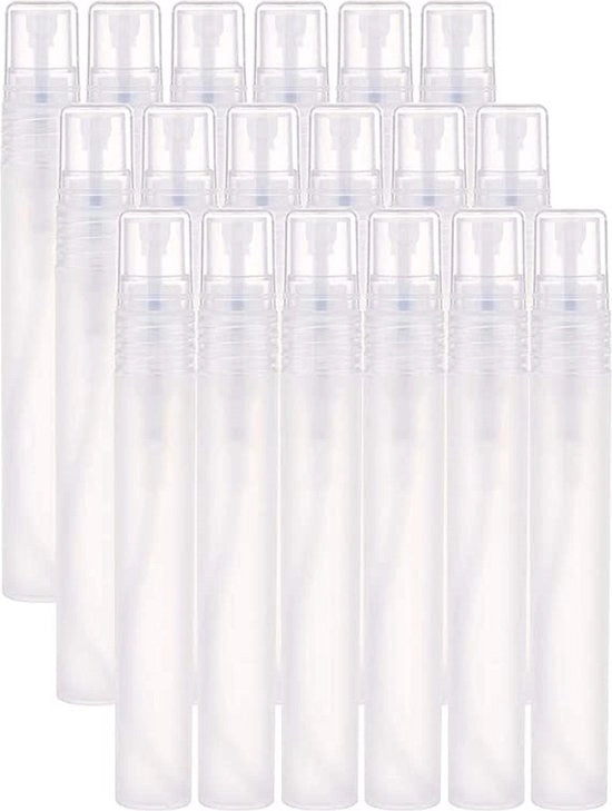 Bottiglia Spray - Bottiglia Spray a Nebbia / Bottiglie Roller Riutilizzabili - Per Pulizie, Profumi, Oli Essenziali – Dimensione da Viaggio 24 Pack 10ml